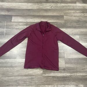 Fabletics Rib Seamless Long-Sleeve Zip Up